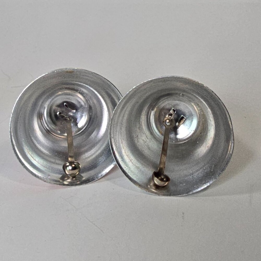 VTG Christmas Ornaments Lot Aluminum Bells Plastic Icicles Mirrored Ball 50s 60s - Picture 9 of 15